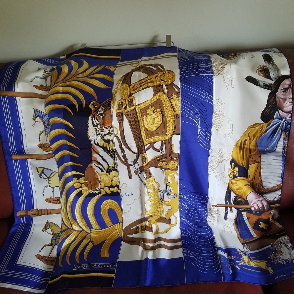 Authentic Vintage Hermes 2008  Indian Fantasies